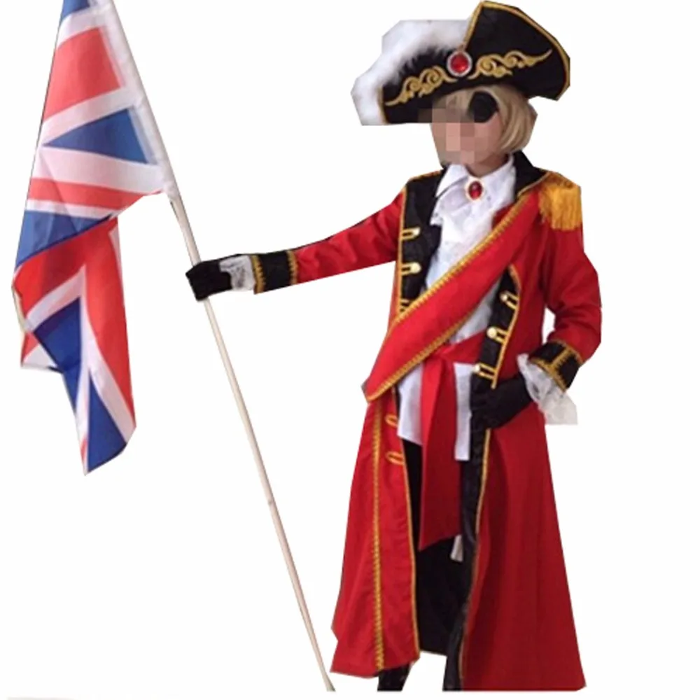 

2018 England Britain the Axis Powers Hetalia Arthur cosplay costume Pirate Gorgeous clothing