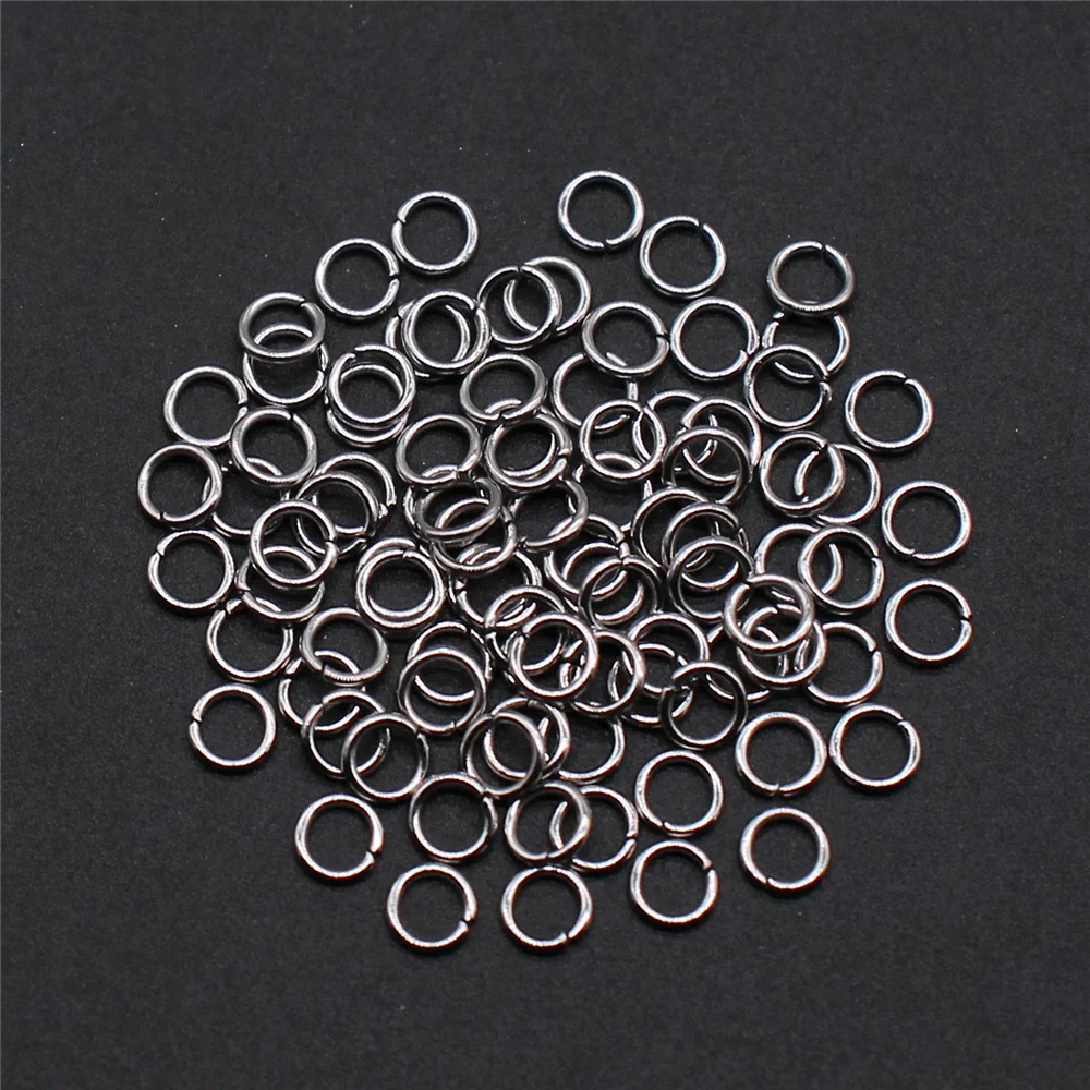 3mm 4mm 5mm 6mm 7mm Stainless Steel Jump Rings & Split Ring For DIY Jewelry Making Jewelry Findings & Components