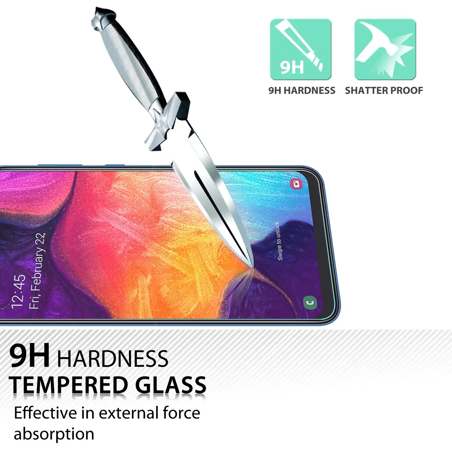 For OPPO A1K Film Tempered Glass 9H Explosion-proof Front LCD Screen Protector For oppo A5S AX5s