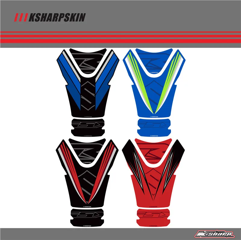 3D ADESIVI Sticker Decal Emblem Protection Tank Pad Cas Cap Fit FOR SUZUKI GSXR 1000  R 2017
