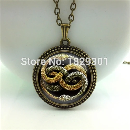 2017 New Fanshion Women Classic Animal Chain Collier Collare Neverending Story Necklace Pendant Jewelry Glass Dome Necklaces HZ1