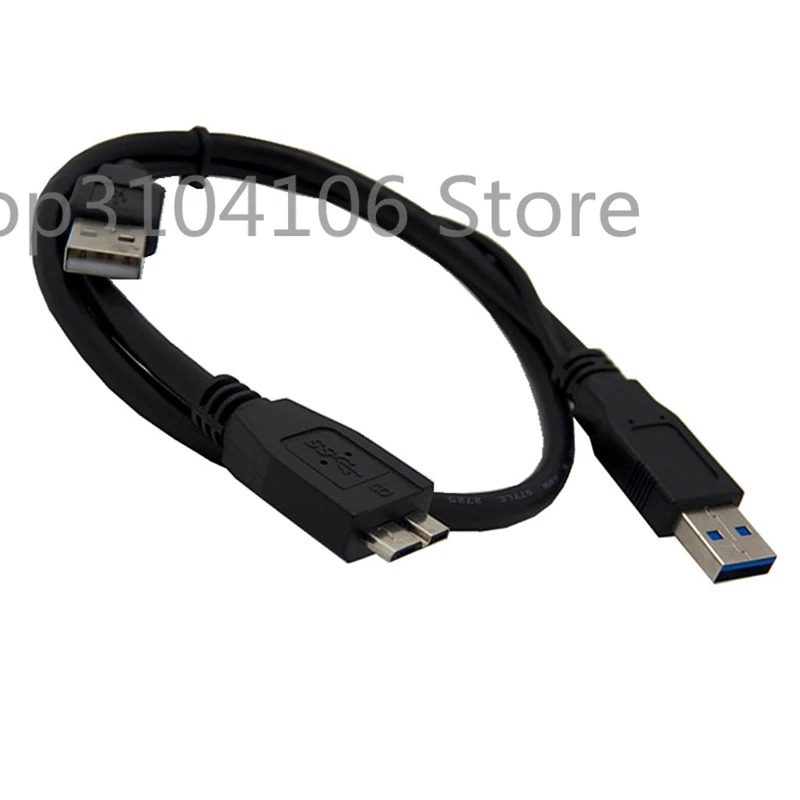 

New Arrival USB 3.0 A Y USB 2.0 male to Micro B Power Data Cable For Mobile Hard Disk Drive Mobile HDD SSD 60cm