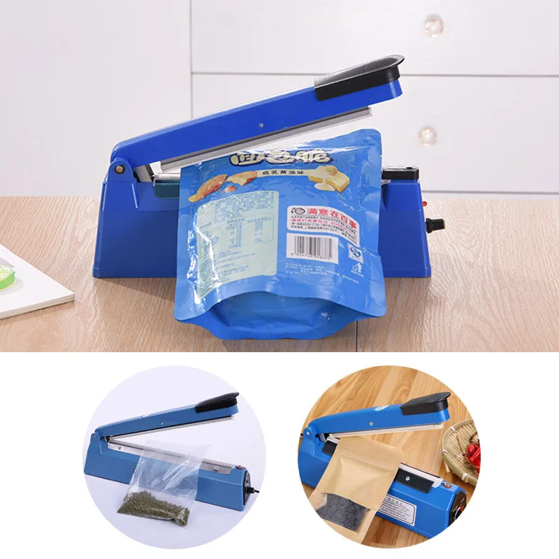 Automatic Heat Food Sealer Packaging Machine Sealing Machine Manual Impulse Heat Sealer Poly Bag Machine Hand Impulse Sealer