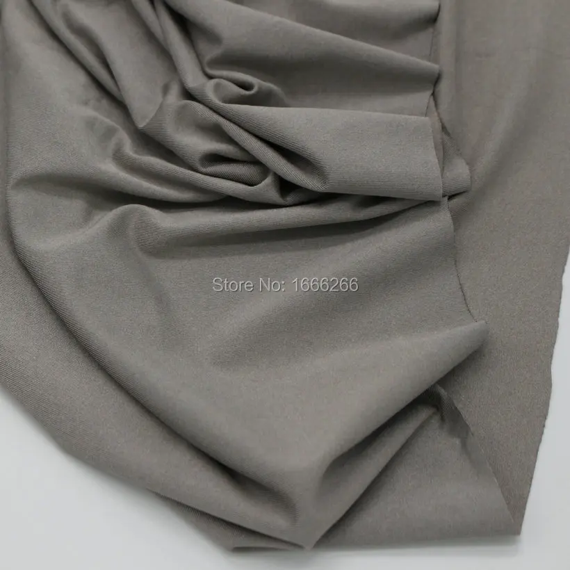 

Silver Grey Color Stretch Fabric Radiation Protection Fabric Use For bellyband