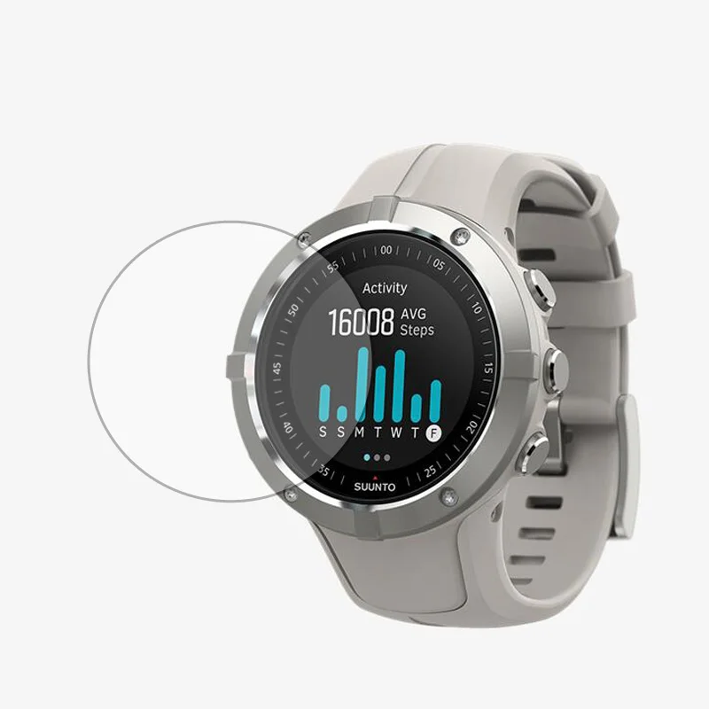 Película protetora de vidro temperado, proteção transparente para suunto spartan trainer pulso hr sport watch, capa protetora de tela