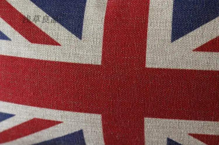 linen England Flag red Pillow cover, the Union Jack cushion cover, home decorative pillow cover