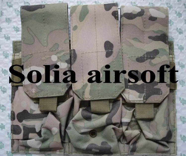 

Тактическая Тройная Сумка molle, Тройной Журнал mag, круглая сумка для боеприпасов, molle закрытие CP