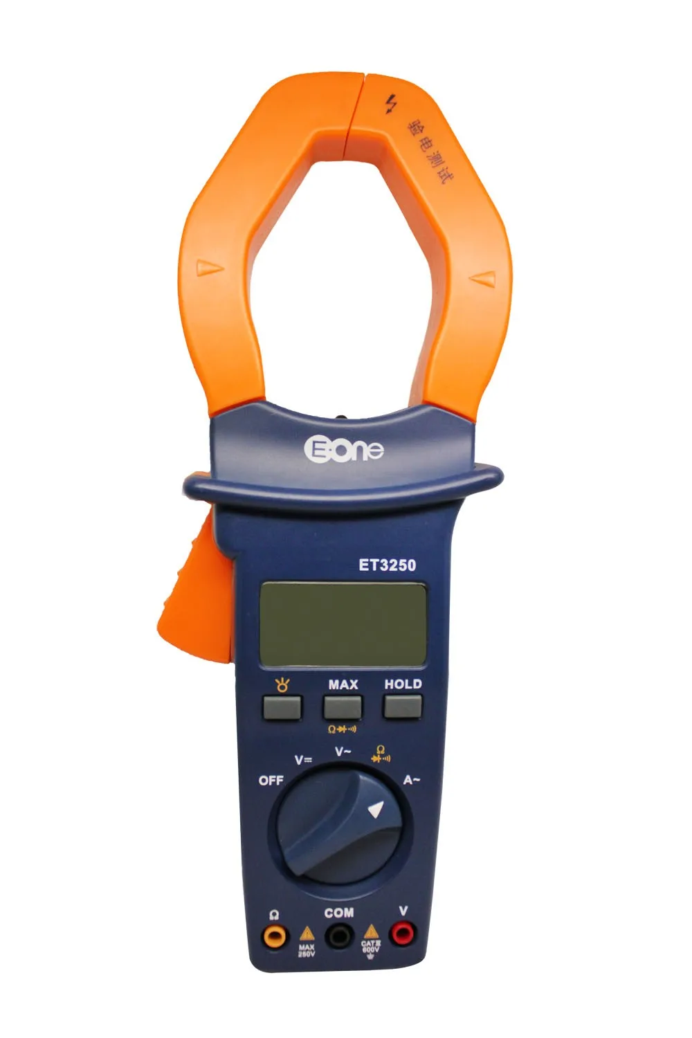 ET3250 Digital clamp meter AC ammeter gauge auto range voltmeter with clamp light and backlight