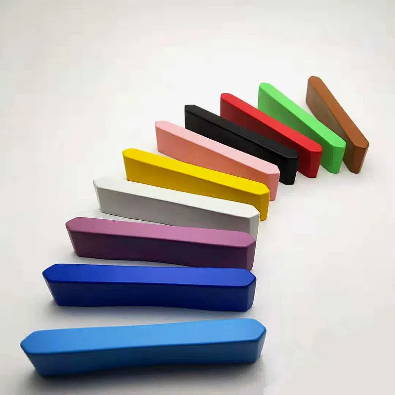 LCH Hole pitch 76/96/128mm Rainbow Colored Zinc Alloy Cabinet Knobs for Kids/ Children Colorful Cupboard Knobs