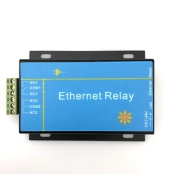 2 way Ethernet network relay module IP remote access controller intelligent smart home industrial grade Support MODBUS TCP