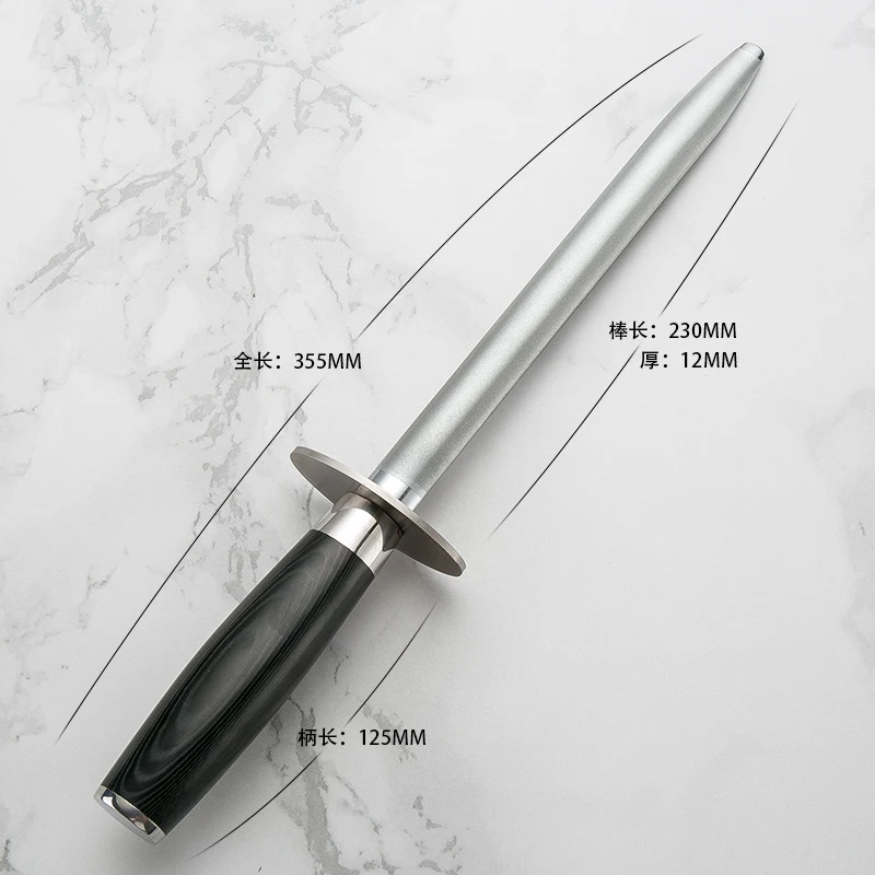 

High Quality Damascus Knife Sharpener Japan Professsional Hone Diamond Steel Knife Sharpener Grinding Bar Stick