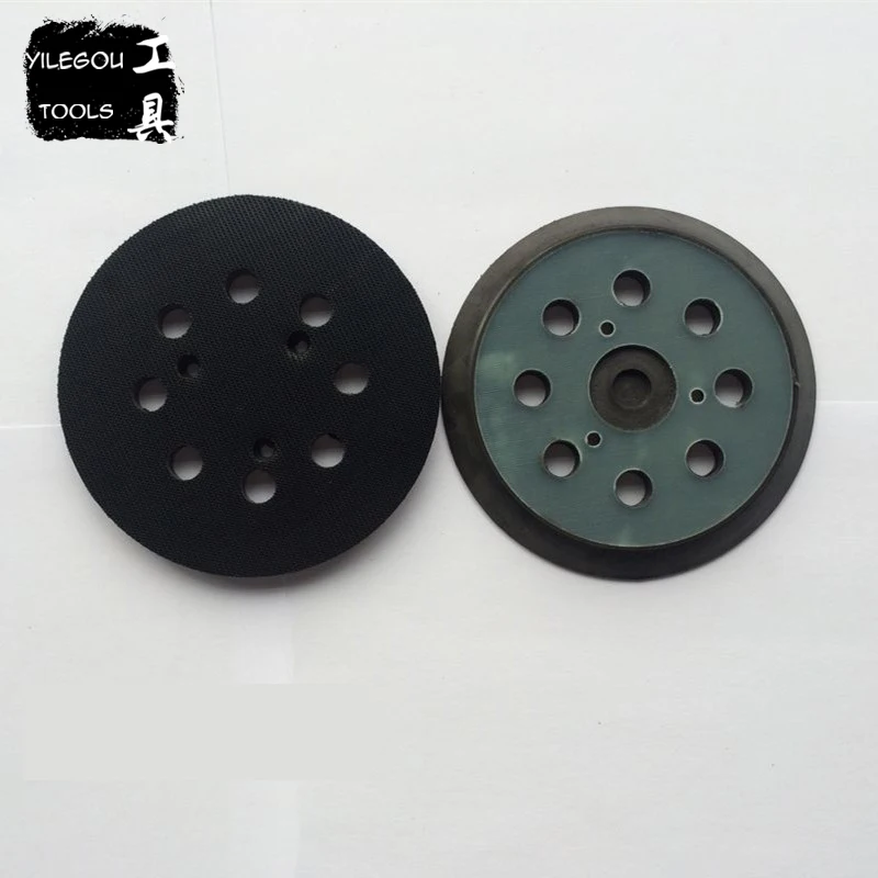 Disco de polimento de 8 furos 5 polegadas, 2 peças, placa de polimento de 125mm, almofada de lixa de 5 polegadas (bo5041, m9202, mt922, mt924)