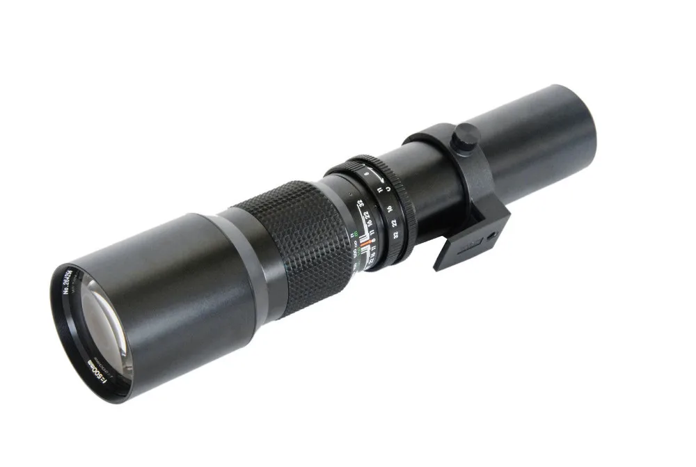 Jintu 500mm f/8,0 Kit de teleobjetivo para cámara Nikon D3300 D3400 D5500 D5300 D7200 D7500 D300 D600 D700 D800 D800E D90 D80 SLR