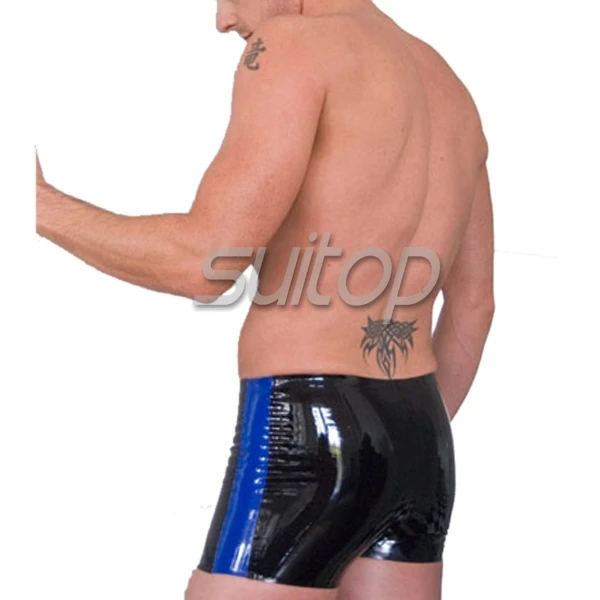 

Suitop nature latex rubber underwear latex briefs for men