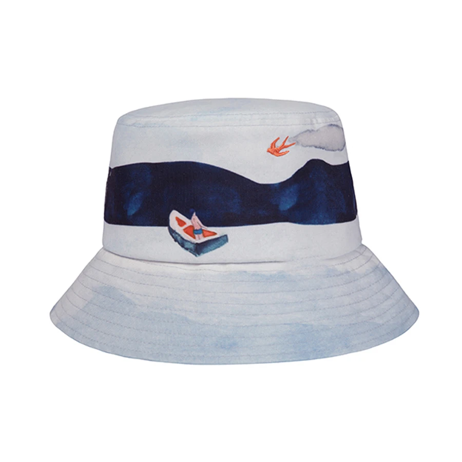 YIZISToRE original casual creative bucket hats for girls and boys in SCENERY series 2(FUN KIK)