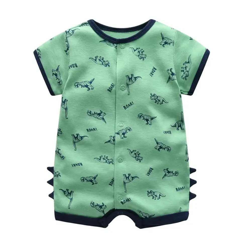 2022 Summer Baby Rompers Baby Girls Clothing 100% Cotton Newborn Baby Boy Clothes Infant Jumpsuits Short Sleeve Kids Clothes