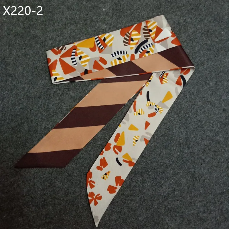 Honeybee Silk Scarf 2023 New Luxury Brand Women Scarf Fashion Long Skinny Bag Head Scarves For Ladies