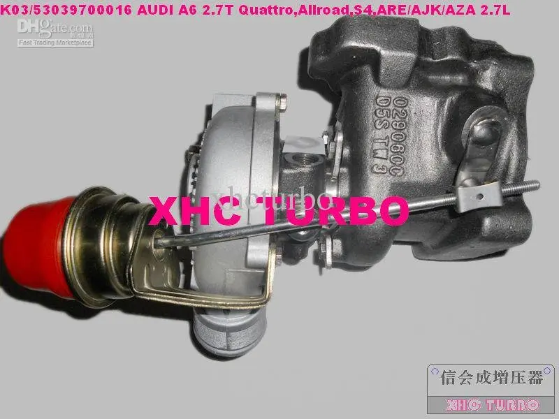 NEW K03/53039880016 Turbocharger for Audi A6 2.7T Quattro,Allroad,S4,ARE/AJK/AZA/BES/AGB/AZB/APB 2.7TT V6