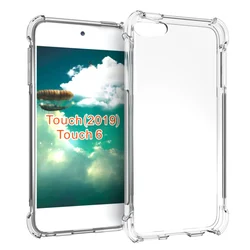 Crystal Clear Anti-slip Anti-Scratch Shockproof Durable Flexible TPU soft Case Cover for ipod touch 6,touch 7 2019