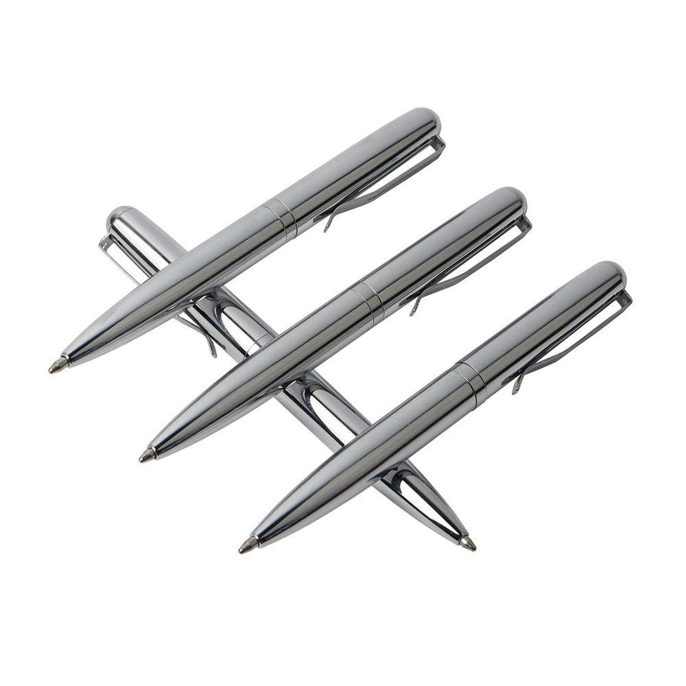 Mini Metal Ballpoint Pen Rotating Pocket-size Pens For School Office Portable Ball Point Pen Small Pen Exquisite Brief