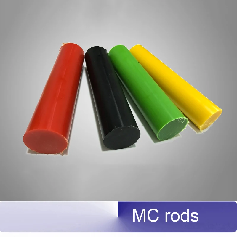 

1m(will cut to 2pcs) MC pouring nylon stick Khaki plastic rod Pin gear Ultra-hardness High wear resistance Processing