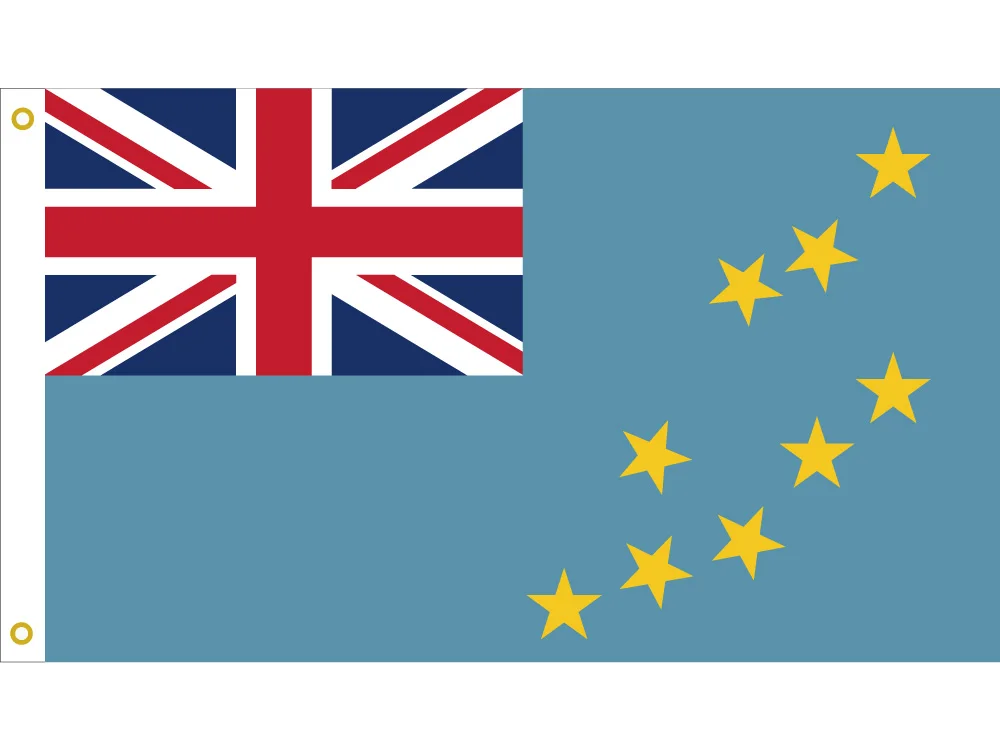 Tuvalu National Flag 90*150cm/60*90cm/40*60cm Flying Hanging Flag 15*21cm Hand Flag 3x5ft Banner Flying For Decoration