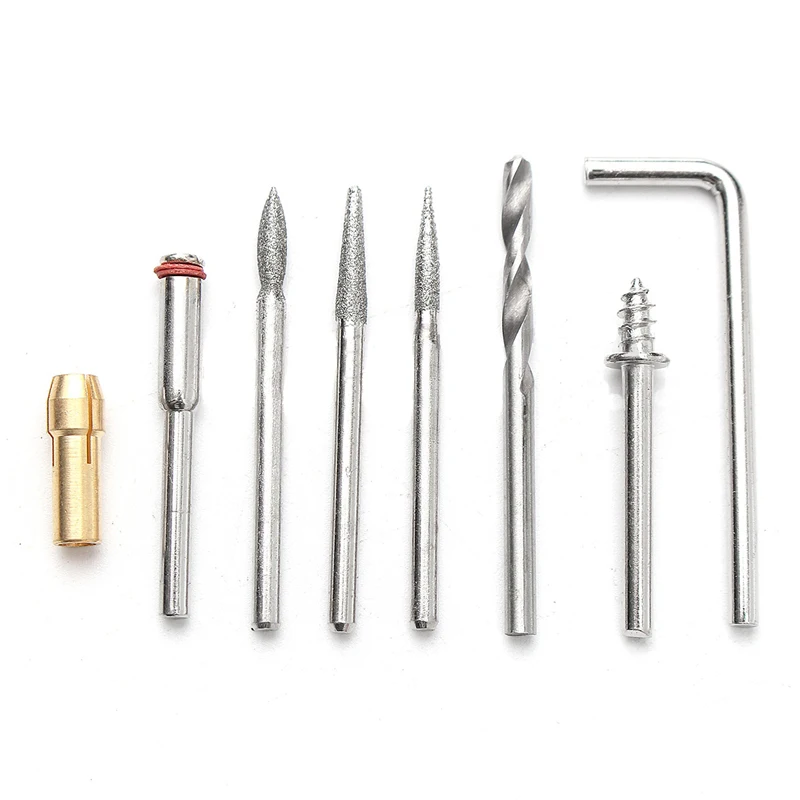 40Pcs x Rotary Power Tool Accessory Set For 1/8'' Shank Sanding Grinder Polish Accessories