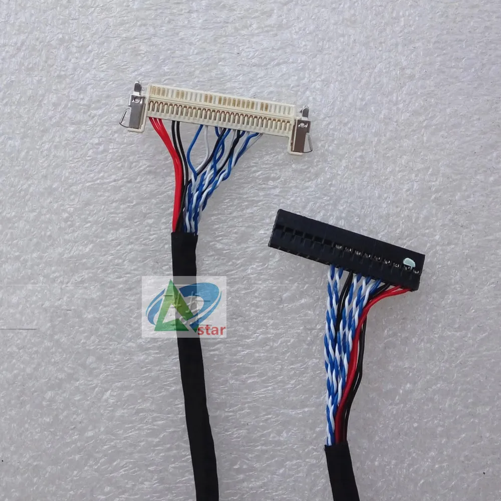 Fix-30 pinos único 8 26 polegadas-37 polegadas lvds cabo cavo 40cm