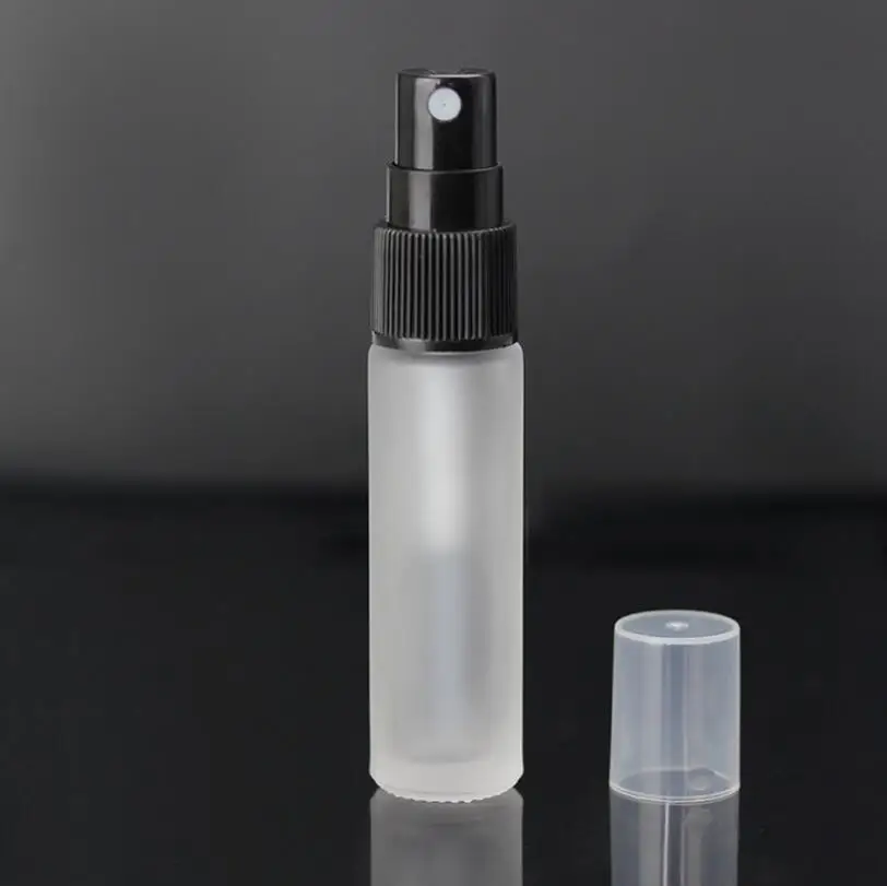 Wholesale 200pcs/lot 10ml Frost Glass Spray Bottle,Glass Container,10cc Glass Container With Sprayer