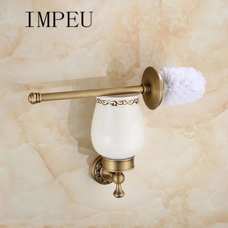 Luxury Toilet Brush Holder, Traditional European Royal Style, Bathroom Accessories for Home / Hotel / Motel, Designer Collection