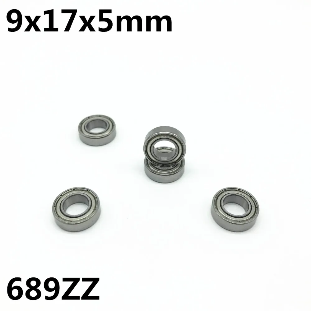 20Pcs 689ZZ 689-2Z 9x17x5 mm Deep groove ball bearing Miniature bearing High quality 689Z