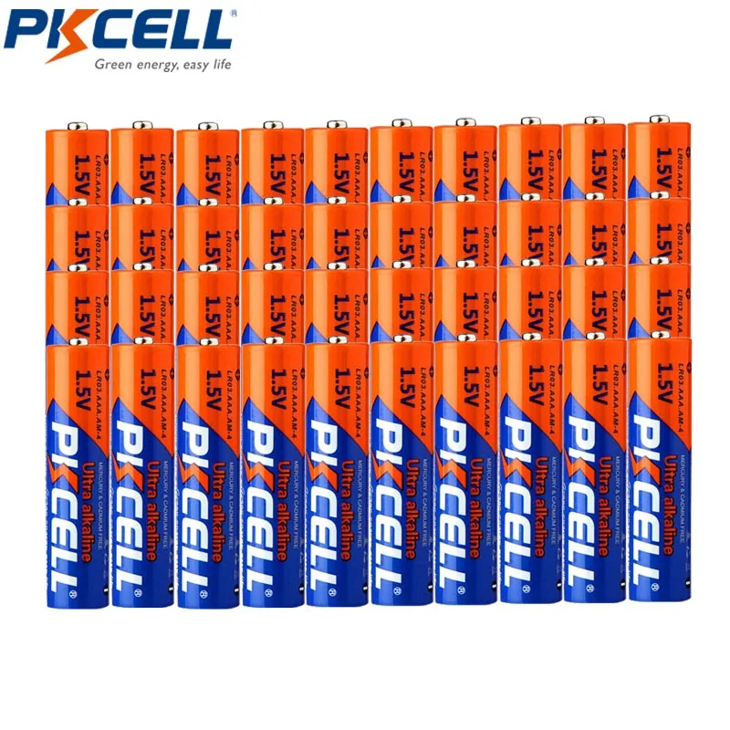 36Pcs*PKCELL LR03 3A Baterias 1.5V AAA battery Alkaline Single Use Dry Battery For camera calculator alarm clock mouse