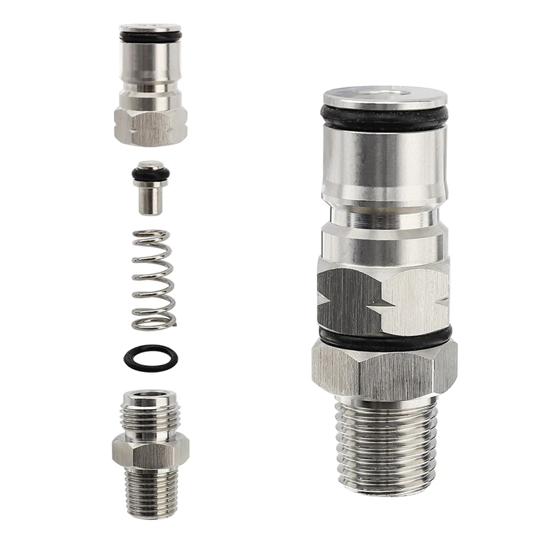 19/32-18\'\'UNF Ball Lock Post Gas/Liquid Corny Keg Adapter 1/4 \'\'maschio NPT Thread paratia distributore di birra Homebrew Carbonation Keg