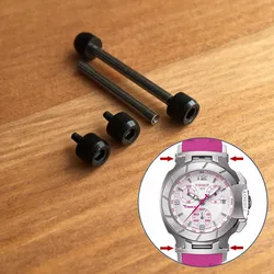 steel watch screw tube rod for TS Tissot T-race&T-SPORT T048 feminine 40.66mm lady watch band connect lugs parts tools