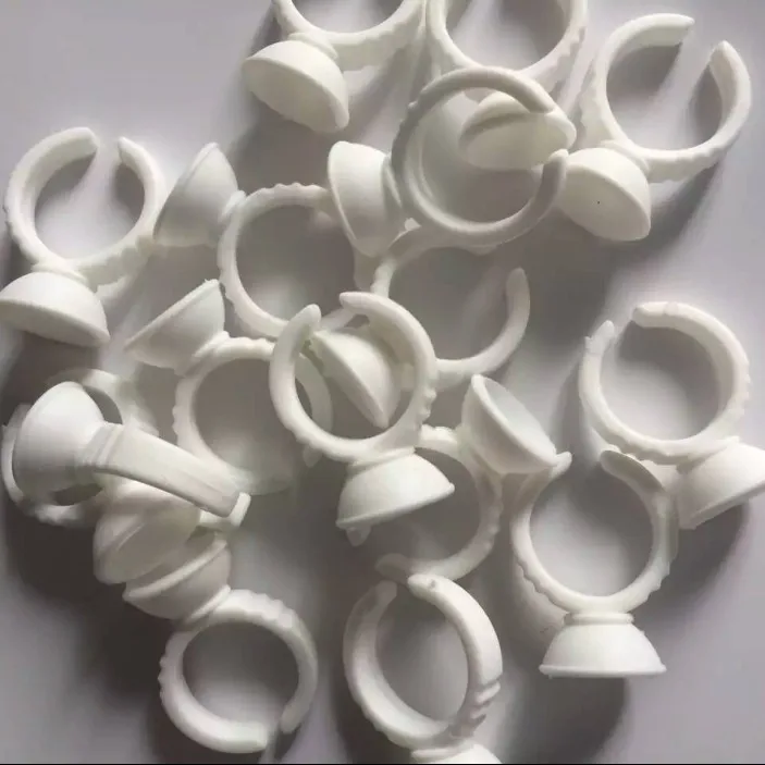 

500pcs/lot Disposable eyebrow small rings cup for plastic tattoo ink cup tattoo permanent makeup