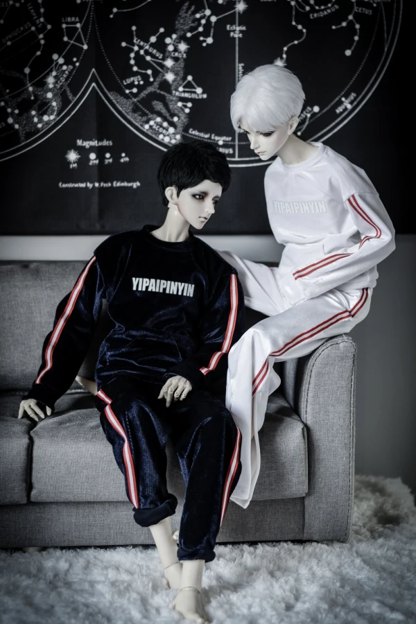 1/4 1/3 scale BJD clothes accessories sportswear T-shirt+pants for BJD/SD Uncle doll.Not included doll,shoes,wig,and other D2643