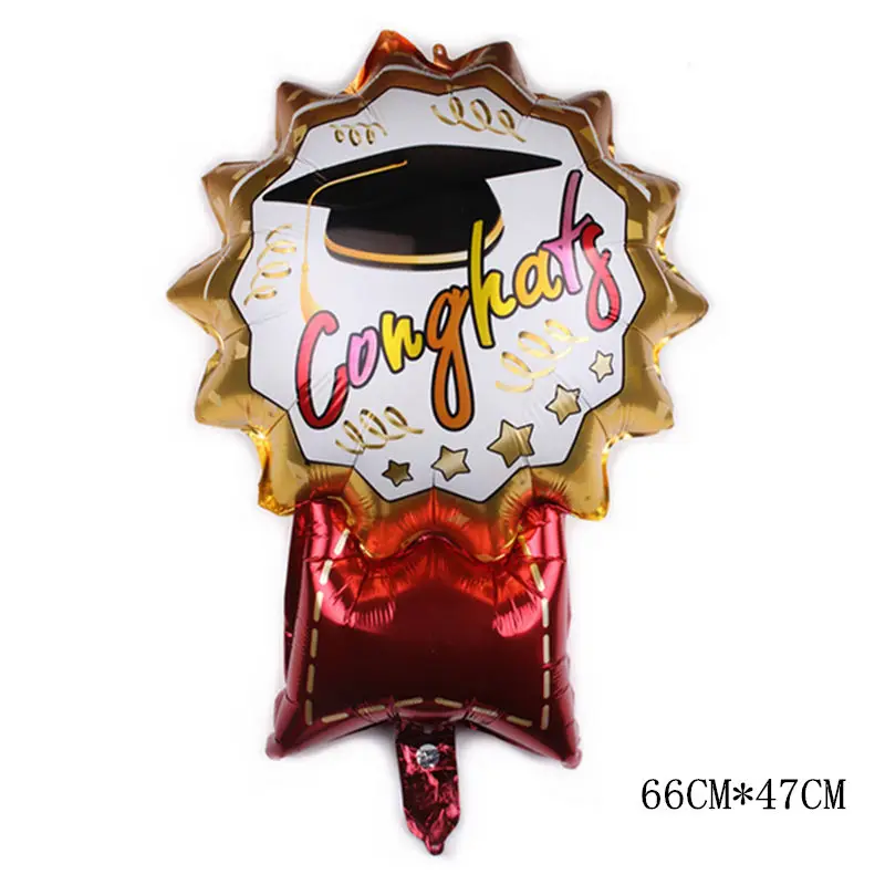 1pcs Congrats Grad Balloon Graduation Air Balloons Graduation Globos Back To School Decorations Birthday Party Decorations Kids