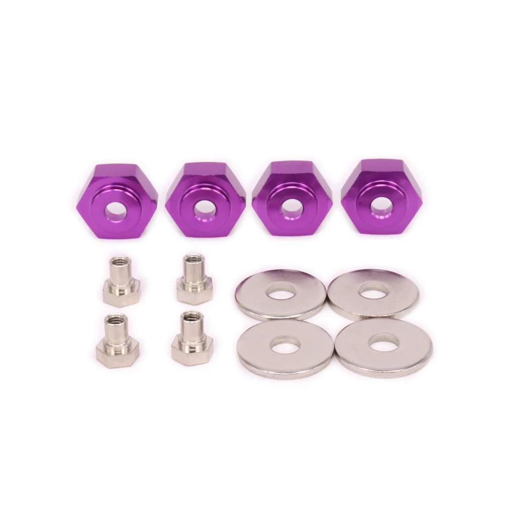 6061 alloy Wheel Hex Converter from 12mm to 17mm for RC hobby model car crawler upgrade parts