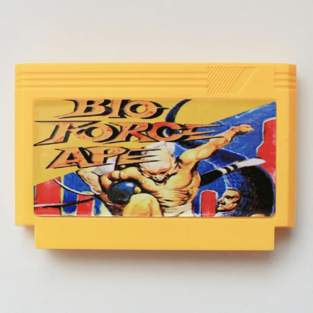 Tarjeta de juego Bio Force Ape de 60 pines para reproductor de juegos de 8 bits