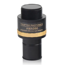 AMA050 0.5X23.2 per C-Mount Adattatore per Fotocamera Microscopio Oculare Riduzioni di Lente Manualmente Focusable per Oculare Uso Del Tubo