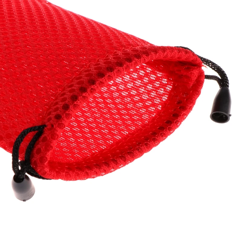 5Pcs Portable Mesh Plaid Sunglasses Eyeglasses Cloth Storage Bag Glasses Pouch Case Color Random delivery