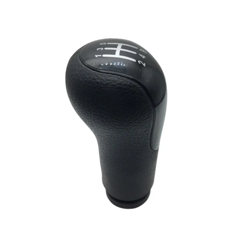 For Ford FIESTA FUSION 2002 - 2008 MT 5 6 speed Black Car Shift Gear Knob Handle With Dust Cover Car Styling