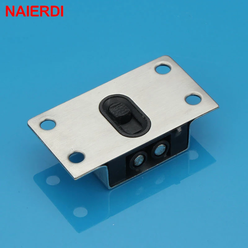 NAIERDI-Roue de Porte Coulissante en Acier Inoxydable APS, Roues en Nylon pour Armoire, Pièces de Roue de Face, Rouleaux de Porte, Quincaillerie, 4 Ensembles