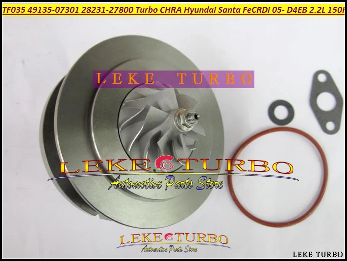 Turbo chra cartridge Turbolader TF035 49135-07302 49135-07300 49135-07100 28231-27800 For Hyundai Santa Fe D4EB 2.2L CRDi 150HP