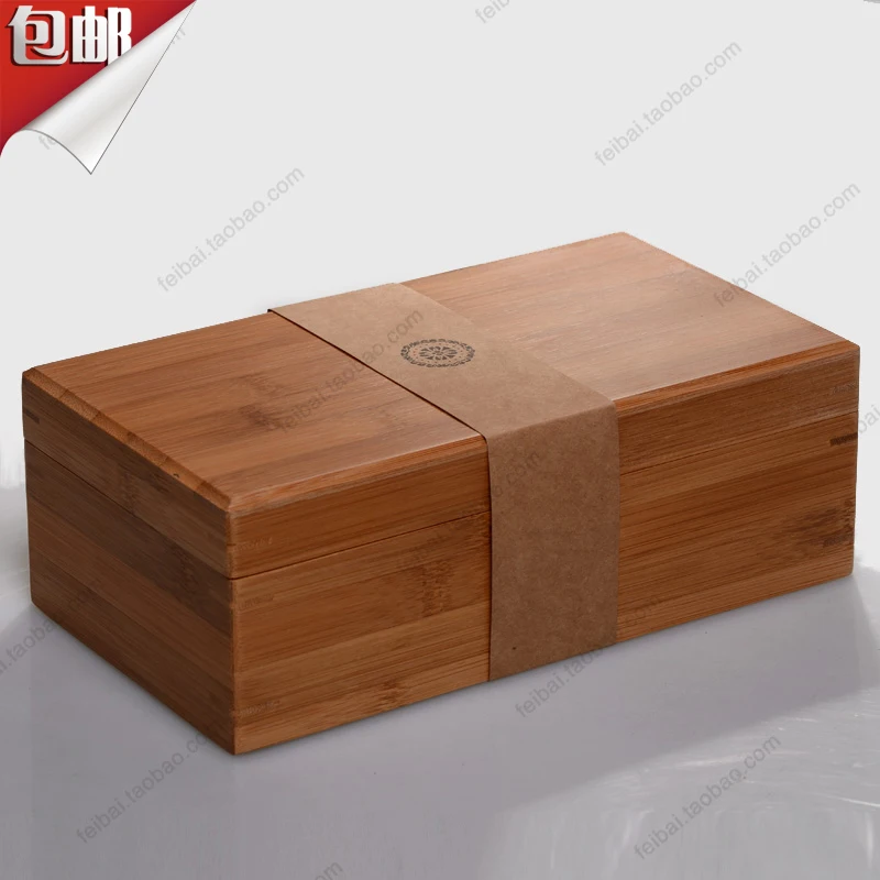 Wooden Box for Storage Tea, Left Packing Gift