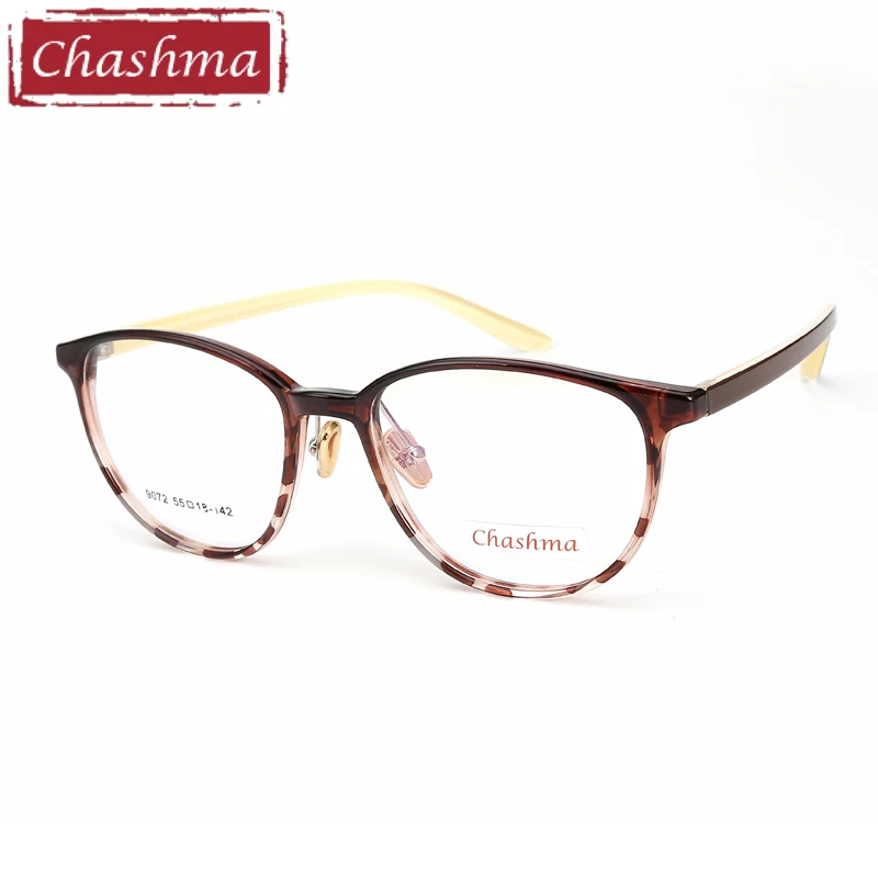 Chashma Brand Designer Cat Eye Frame Ultra Light Eyewear Fashion TR90 Frames Female Optical Eyeglasses for Women