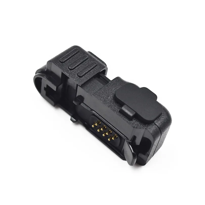 Walkie Talkie Audio Adapter Connector for Motorola MTP3550 MTP3500 MTP3250 MTP3100 MTP3200 Radio Earpiece Headset Converter