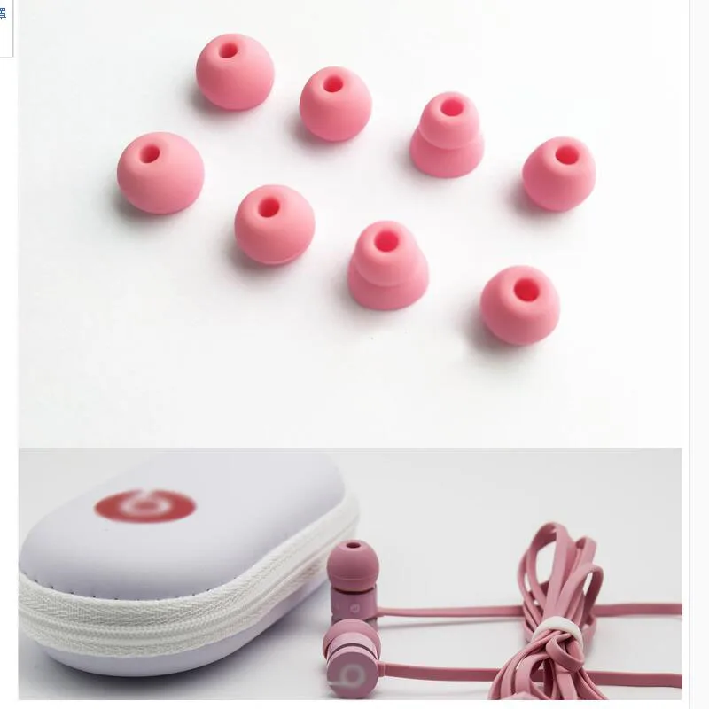 8pcs/lot Silicone In-Ear Bluetooth Earphone Case For Beats Tour 2.0 covers Ear caps pads Bud earphones Earbuds eartips cushion