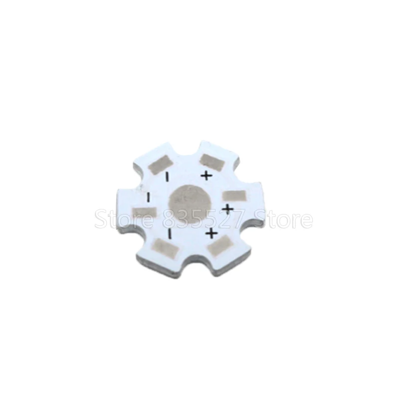 50PCS/LOT High Power 1w / 3w / 5w Watt LED Heat Sink Aluminum Base Plate 20 mm LED board KIT for DIY high quality star heatsink