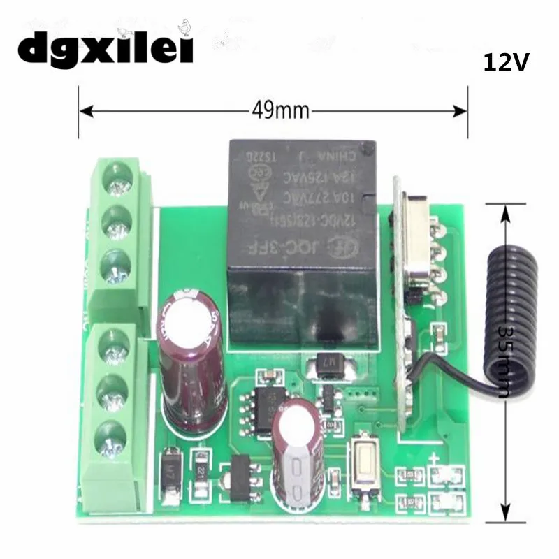 Dgxilei-Wireless Remote Switch with Receiver Module, Duck Decoy, DC6V, 12V, 2019